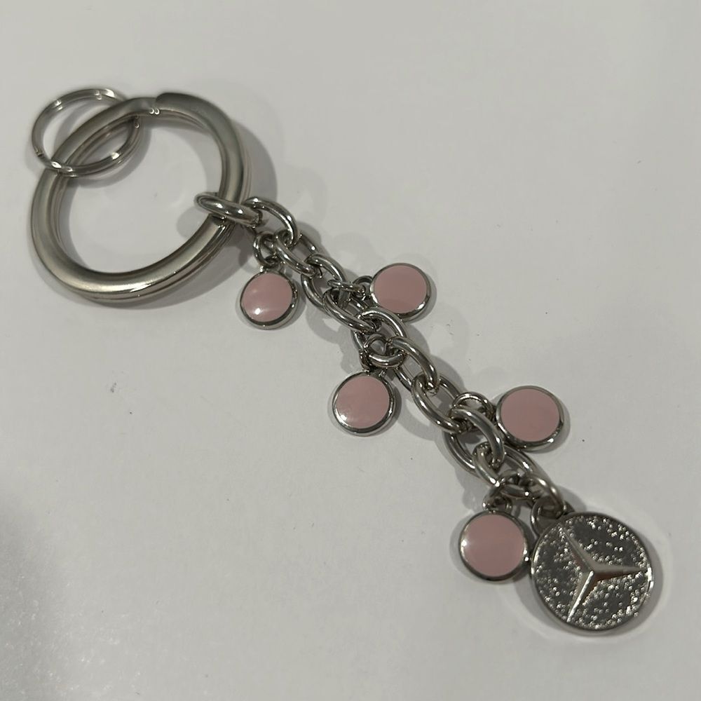 NWOT Mercedes Silver Key Chain
